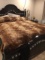 USED BEAVER PELT COMFORTER MADE UP OF 36 PELTS -KING SIZE -HAS SOME DRY ROT AND HOLES -SOLD AS IS