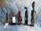5 AFRICAN STATUES (5x$)