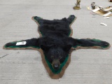 SMALL BLK BEAR RUG -CLOSED MOUTH