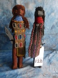 2 BEADED AFRICAN DOLLS (2x$)