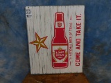 WORKING LONESTAR BEER SIGN 