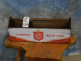 LONESTAR BEER WOODEN TOOLBOX