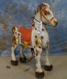 ANTIQUE CHILD'S RIDING HORSE