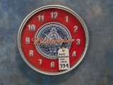 WORKING ROUND BUDWEISER CLOCK