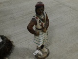 WOODEN INDIAN GIRL