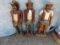 3 WOODEN COWBOYS (3x$)