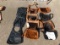 10 COWHIDE/LEATHER PURSES/BAGS (10x$)