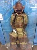 SAMURAI SUIT IN CUSTOM LIGHTED SHOWCASE