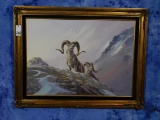 2 MARCO POLO ON MOUNTAIN By DOUGLAS VAN HOWE ORIGINAL OIL PAINTING