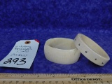 2 IVORY BRACELETS (2x$)(TX RESIDENTS ONLY)