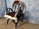 COWHORN/COWHIDE CHAIR