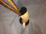 IVORY CANE/UMBRELLA STAND -20 LBS (TX RES ONLY)