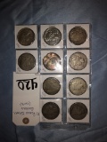 10 PEACE SILVER DOLLARS (10x$)