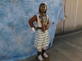 5' CARVED WOODEN INDIAN