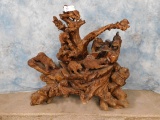 CARVED WOOD SCENE