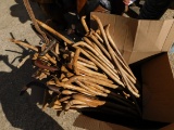 BOX OF CANES/WALKING STICKS (75-100) (ONE$)