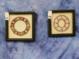 2 LARGE MASAI NECKLACES IN DISPLAYS (2x$)