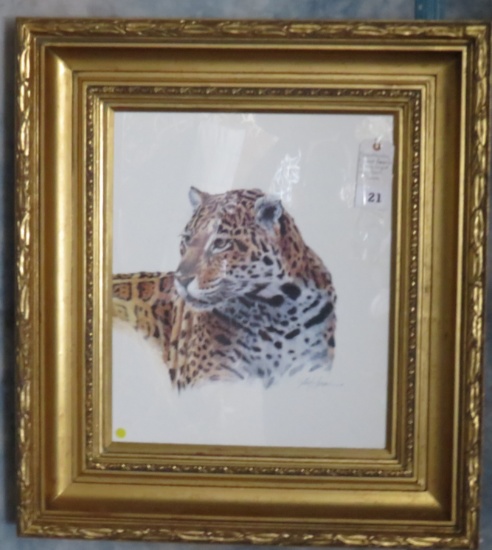 Beautifully Framed Leopard Picture