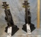 2 CANDLE STICK HOLDERS (2x$)