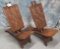 2 WOODEN CARVED CHAIRS (2X$)