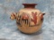 XL INDIAN CLAY DOG POT