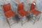 3 LEATHER BAR STOOLS (3x$)