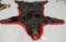 LARGE CINAMMON BLACK BEAR RUG -FELTED  TAXIDERMY