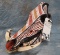 HAND PAINTED WILD BOAR SKULL W/ TUSK