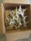 BOX OF 30LBS OF ANTLERS  TAXIDERMY