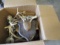 30LBS OF MISC ANTLERS ON PLAQUES  TAXIDERMY