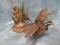FLYING BOBWHITE QUAIL & PARTRIDGE ON BASE (2X$)