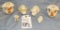 6 SMALL SKULLS (6x$)  TAXIDERMY