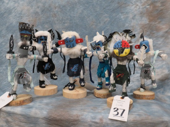 6 KACHINA DOLLS (6X$)