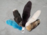5 FOX TAILS (5x$)  TAXIDERMY
