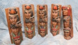 5 TOTEM INDIANS (5X$)