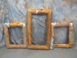3 LOG FRAMES (3x$)