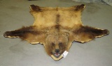 VERY PRETTY BLONDE GRIZZLY BEAR RUG TAXIDERMY