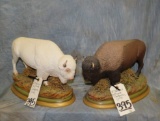 2 STATUES BY FRANK DAUGHTERS (2X$) TAXIDERMY