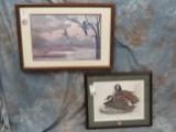 2 DUCKS & A GOOSE PICTURE - DUCKS UNLIMITED (2X$)