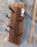 RAILROAD SPIKE HAT RACK