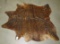 BROWN ZEBRA PRINT COWHIDE TAXIDERMY