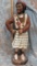 WOODEN INDIAN STAUTE