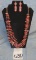 GABBY SPENCER NAVAJO HANDMADE SPINEY OYSTER EARRINGS & NECKLACE(2X$)