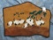 LEATHER AFRICAN BIRD WALL ART