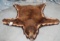 LARGE FELTED BLACK BEAR RUG  TAXIDERMY
