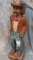TEXAS WOOD CARVED COWBOY