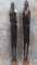 PAIR OF AFRICAN LARGE WOOD STATUE IRON WOOD MALE & FEMALE (2X$)