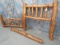 QUEEN SIZE LOG BED