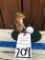 CUTE GOLFING CHIPMUNK TAXIDERMY