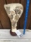 AFRICAN BIG 5 SCHRIMSHAWED SCAPULA TAXIDERMY